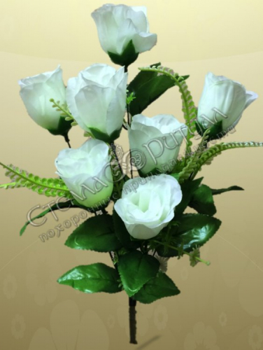 Букет Бутон розы с добавками (7 голов 40 см)