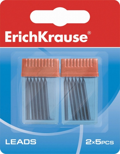 Набор грифелей для циркулей ErichKrause® (в блистере 2 контейнера по 5 шт.)