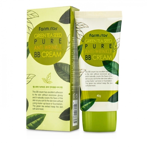 ББ крем антивозрастной с зеленым чаем FARMSTAY Green Tea Seed Pure Anti-Wrinkle BB Cream