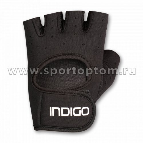 Перчатки для фитнеса женские INDIGO неопрен IN200 Ч