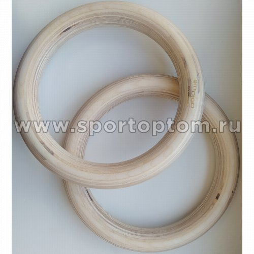 Кольца гимнастические Кроссфит деревянные INDIGO IN243