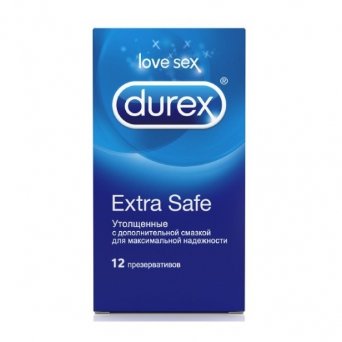 DUREX EXTRA SAFE  утолщенные 12 шт.