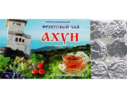 Чай прессованный Ахун (12 брикетов по 5г)