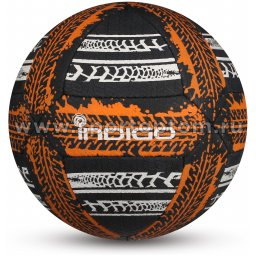 Мяч футбольный №5 INDIGO STREET GAME для игры на асфальте (PU прорезиненный) INDIGO IN157