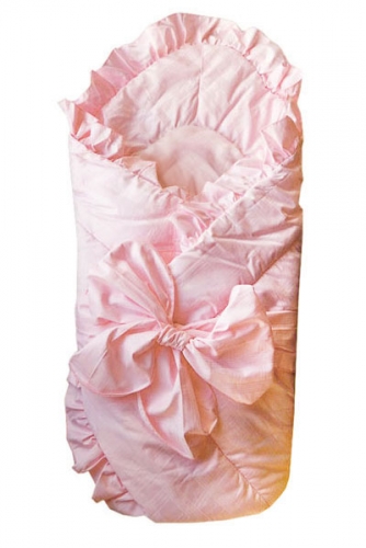 Конверт - одеяло с завязкой Розовый 2150