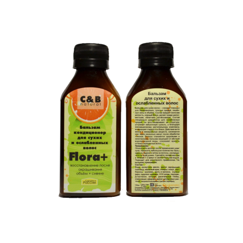 C&B Natural Бальзам-кондиционер для сухих и ослабленных волос  Flora + 150 мл