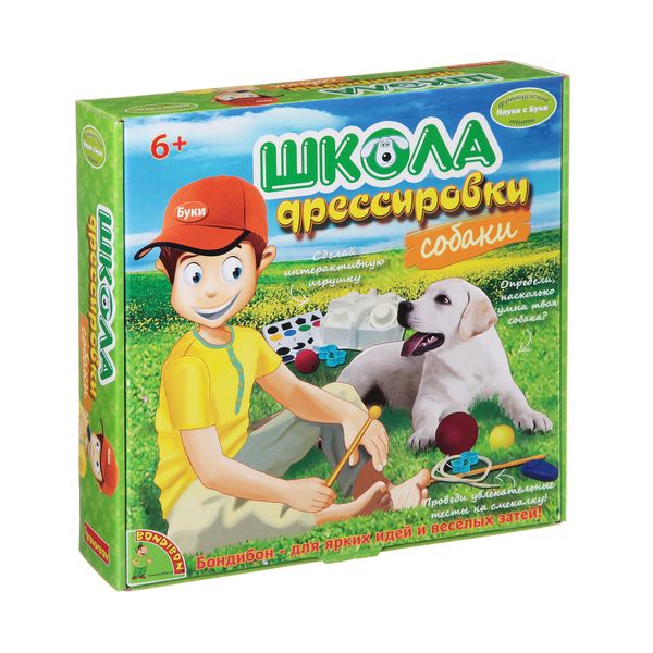 Французские опыты Науки с Буки, BONDIBON школа дрессировки(собаки) , арт. WS/80L