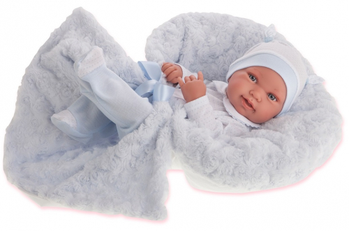 2 шт. доступно/ 5005B_S20 Кукла младенец Эдуардо в голубом, 42 см