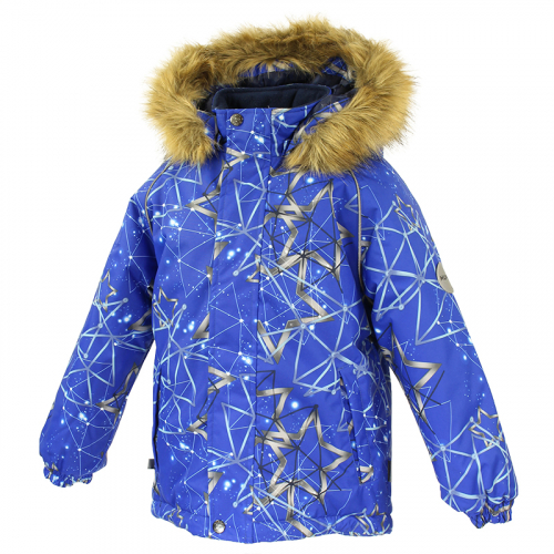 17200030-83435-092 Куртка для детей MARINEL, синий с принтом 83435, размер 92