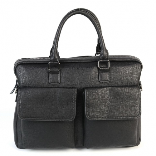 Мужская сумка-портфель из эко кожи 2806 Блек