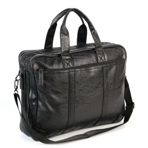 Мужская сумка-портфель из эко кожи 8902-4 Блек