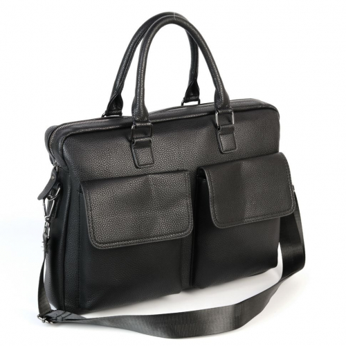 Мужская сумка-портфель из эко кожи 2806 Блек