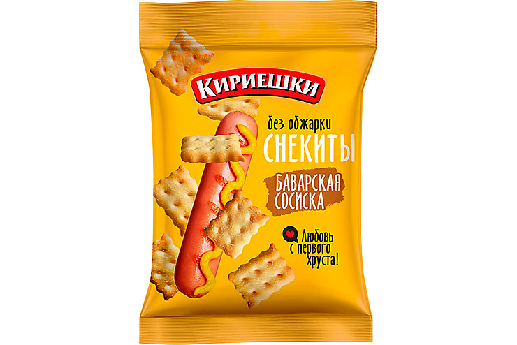 «Кириешки», снекиты «Баварская сосиска», 60 г