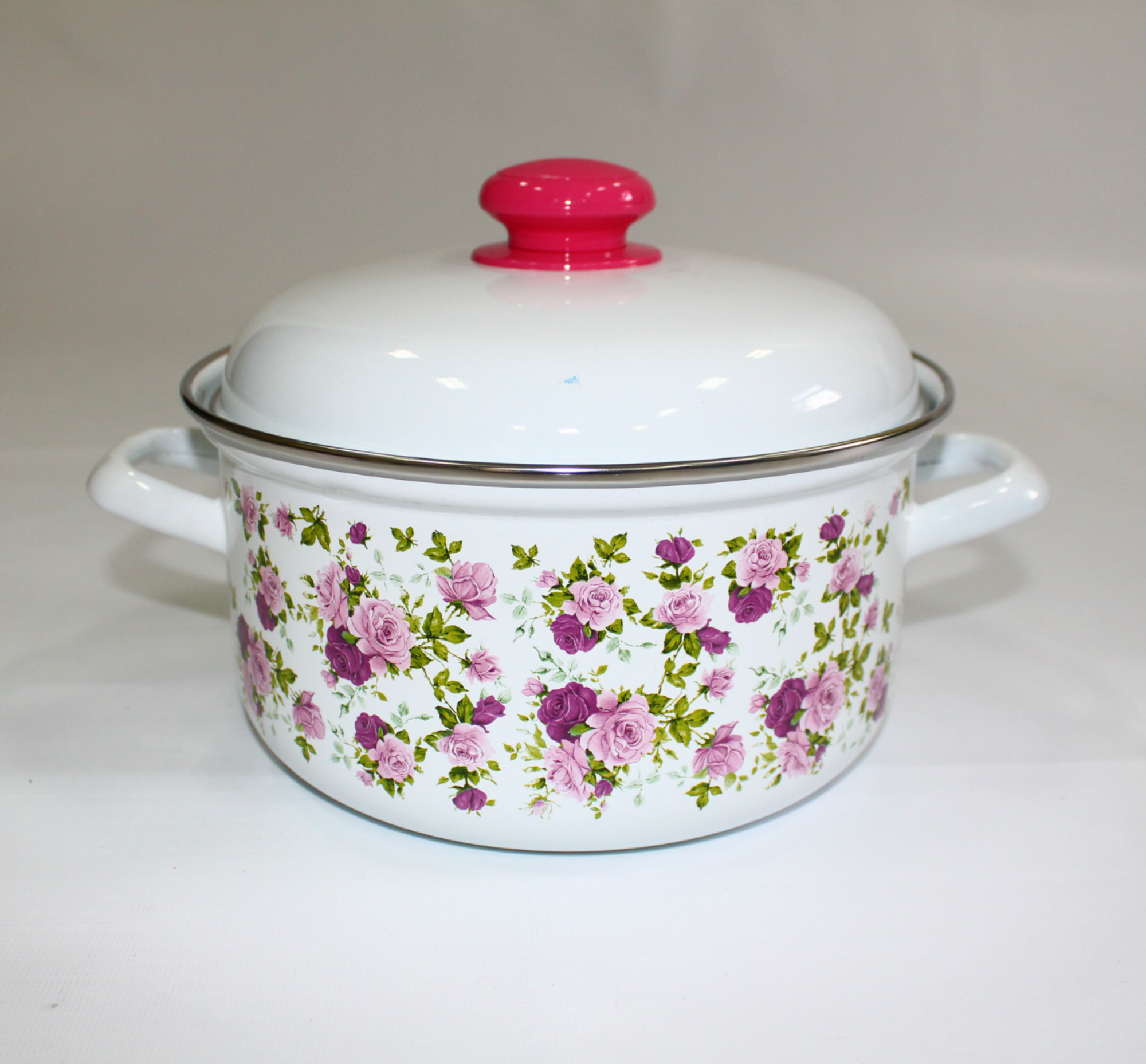 Купить Белую Эмалированную Кастрюлю