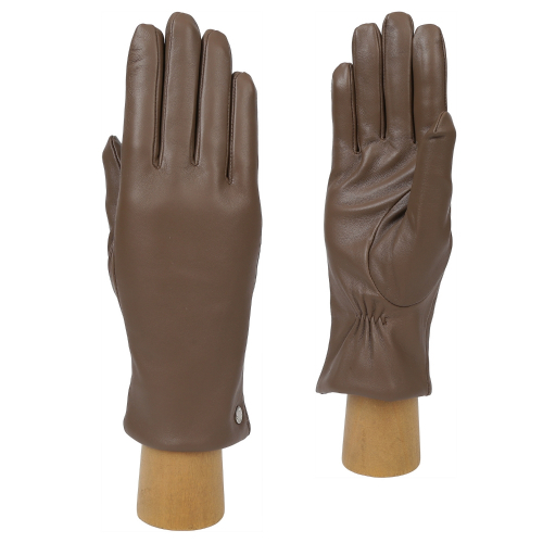 Перчатки жен. 100% нат. кожа (ягненок), подкладка: шелк, FABRETTI F14-10S