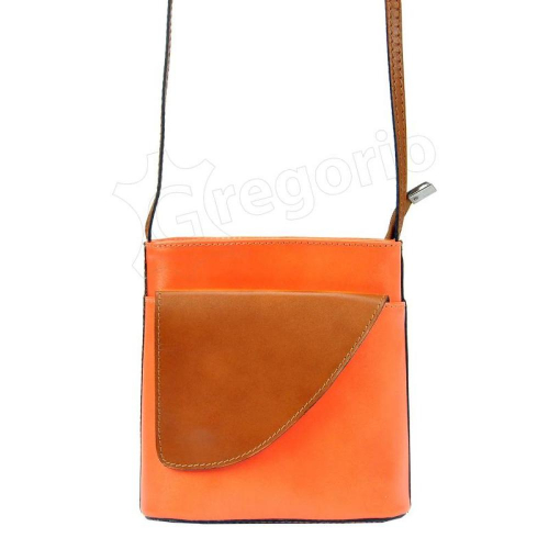 115 сумка жен кожа Оранжевый