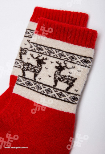 Носки из монгольской шерсти          (арт. 01154)