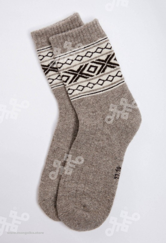 Носки из 100% монгольской шерсти         (арт. 01106)