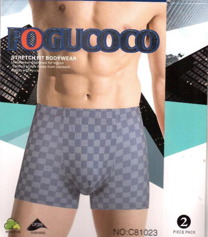 Трусы мужские FOGUCOCO (к-т 2шт.) р.XL-4XL, цв. в ассортименте (81023)