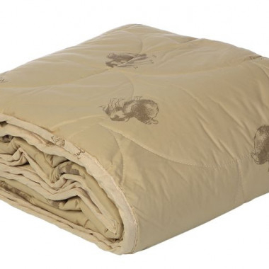 Одеяло Верблюд 1,5 сп.стандарт (тик)