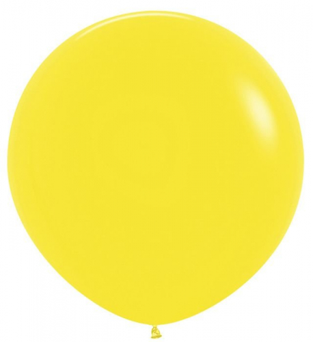 В071 Шар большой в уп.91см желтый