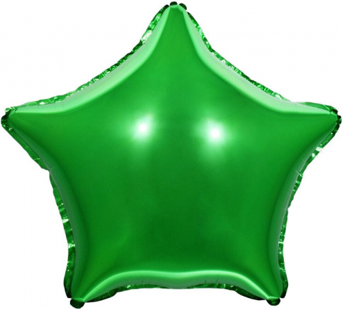 В0103-С шар фольга звезда зел24\61