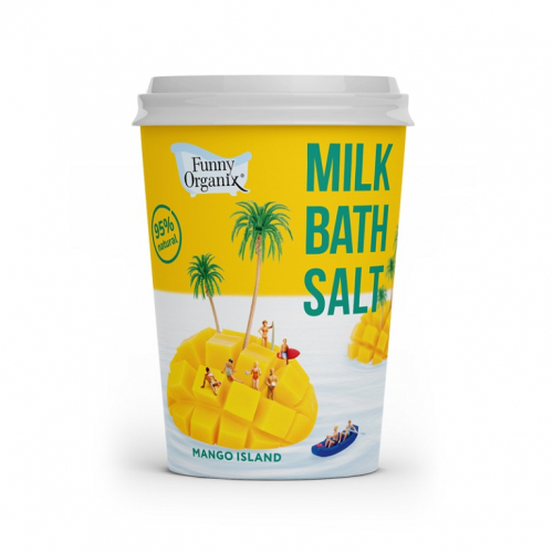 Funny Organix Молочная соль для ванн MANGO ISLAND 500г