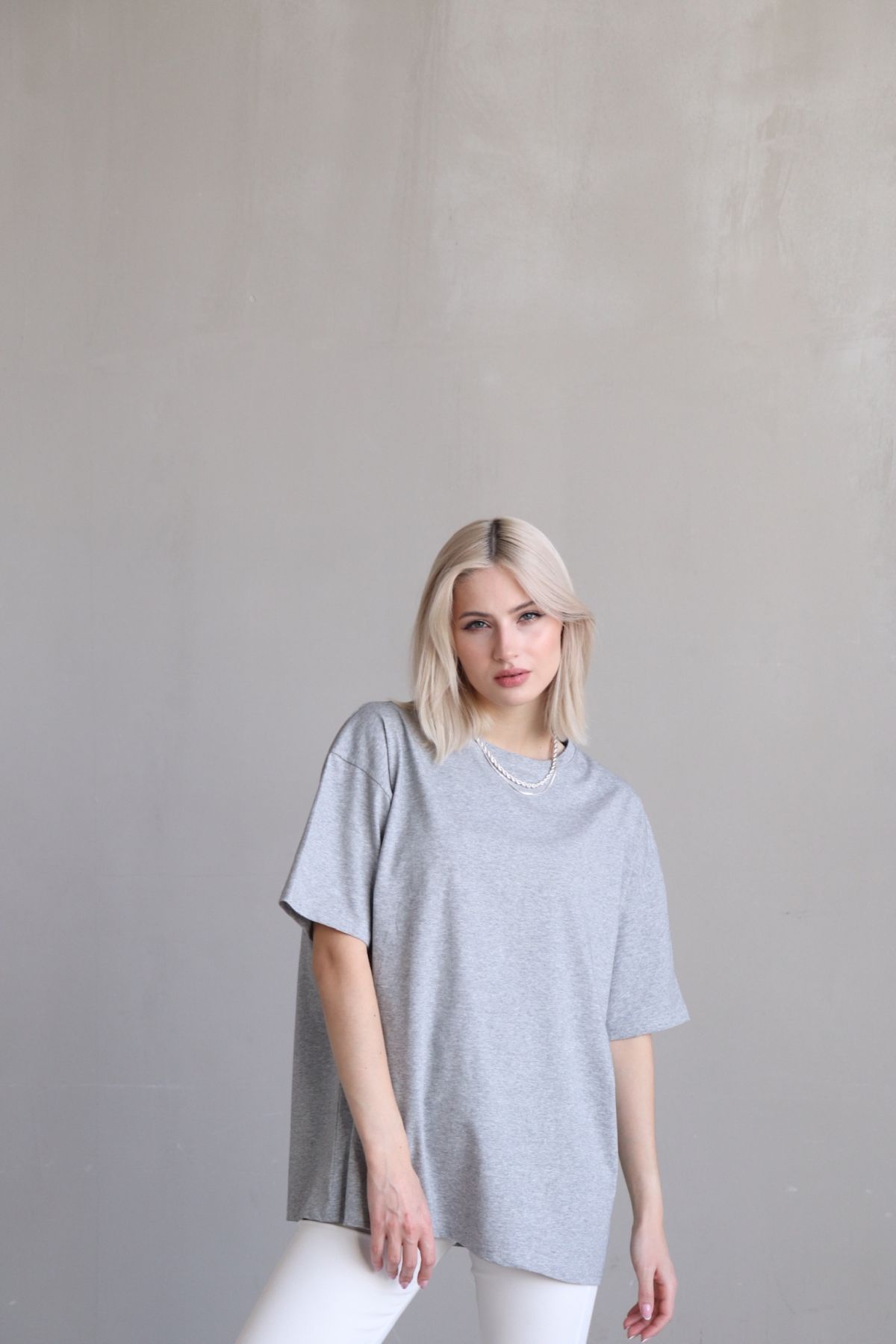 7121 Футболка базовая oversize