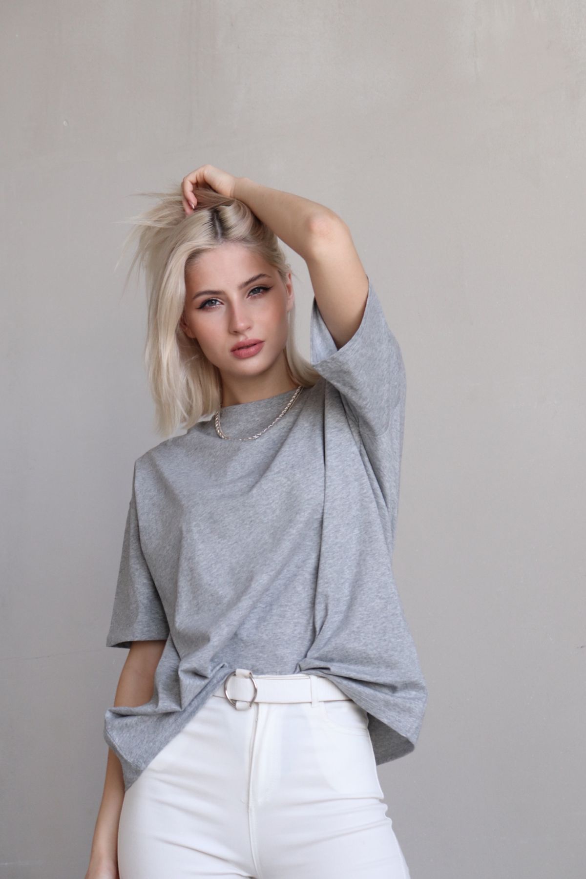 7121 Футболка базовая oversize