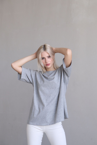 7121 Футболка базовая oversize 