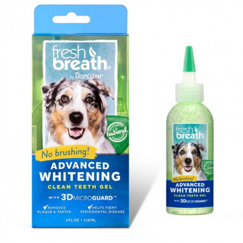 Гель Tropiclean Fresh Breath для чистки зубов отбеливающий для собак , 118 мл