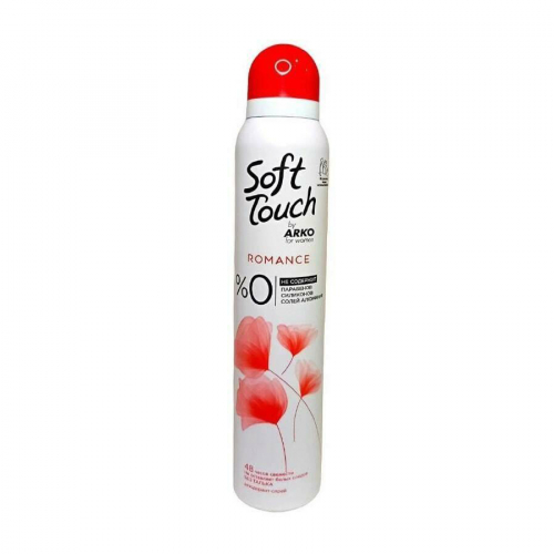 ARKO Soft Touch  Аэрозольный дезодорант для женщин  Romance  200мл