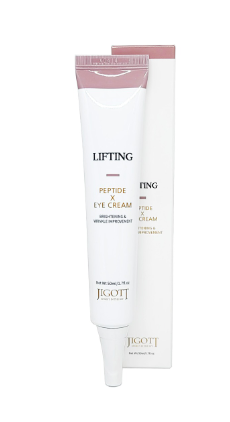 Крем-лифтинг для кожи вокруг глаз с пептидами Jigott Lifting Peptide Eye Cream, 50ml