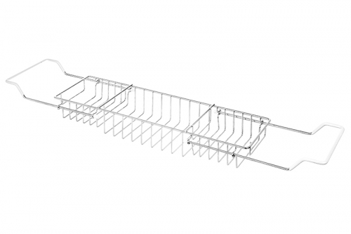 Полка-подставка на ванную 56*15*7,5 см, металл