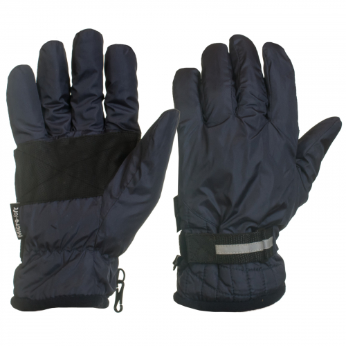 Практичные синие перчатки с фиксатором на запястье для спецоперации   - незаменимы в осенне-зимний период не только лыжнику, но и дачнику!!! №93