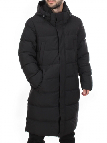 4003 BLACK Куртка мужская зимняя ROMADA (200 гр. холлофайбер) размер 46