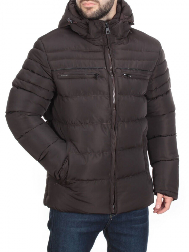 J8250 DK.COFFEE Куртка мужская зимняя NEW B BEK (150 гр. холлофайбер) размер M - 44/46российский