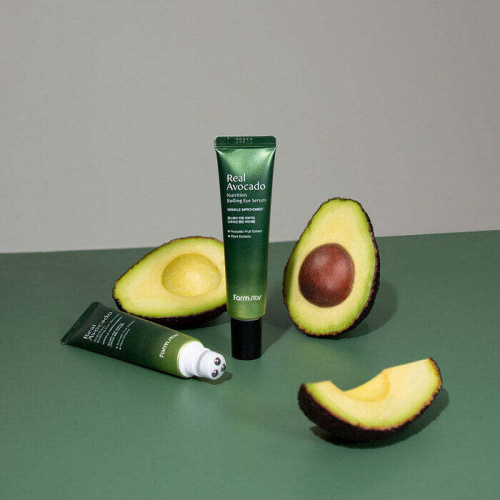 FarmStay/Сыворотка - роллер для кожи вокруг глаз с экстрактом авокадо Real Avocado Nutrition Rolling Eye Serum, 25 мл.