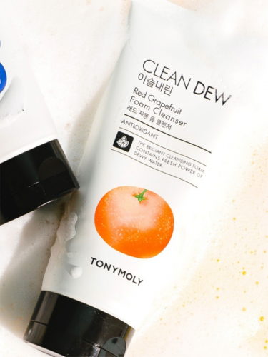 Tony Moly / Пенка для умывания с экстрактом грейпфрута Clean Dew Red Grapefruit Foam Cleanser, 180 мл