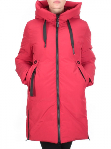 GWD20195-1P RED Пальто зимнее женское PURELIFE (200 гр .холлофайбер) размер 50