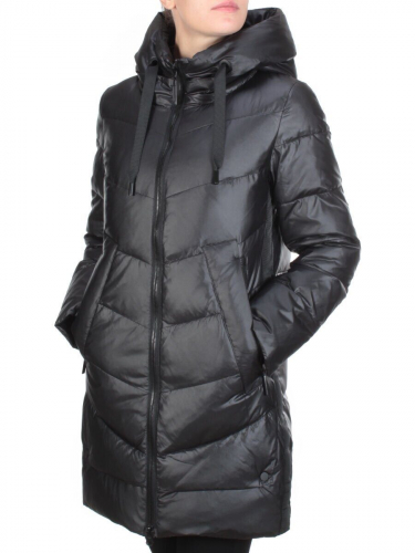 GWD202821 BLACK Пальто зимнее облегченное ICEBEAR (150 гр. холлофайбер) размер 42