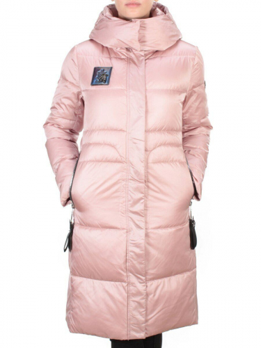 9110 PINK Пальто зимнее женское FLOWERROVE (200 гр. холлофайбера) размер 46