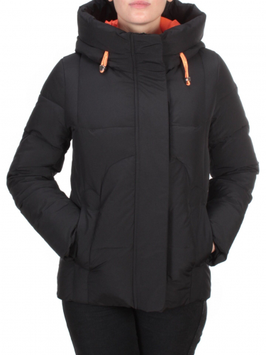 2101 BLACK Куртка зимняя женская MONGEDI (200 гр. холлофайбера) размер S - 42 российский