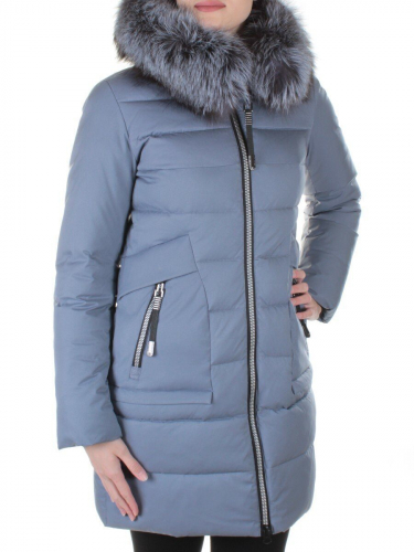 9665 Пальто женское с мехом Ommeitt размер S - 42 российский