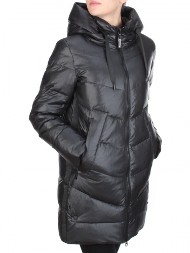 GWD202821 BLACK Пальто зимнее облегченное ICEBEAR (150 гр. холлофайбер) размер 42