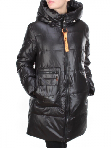YR-980 BLACK Куртка зимняя женская АЛИСА (200 гр. холлофайбера) размер 50
