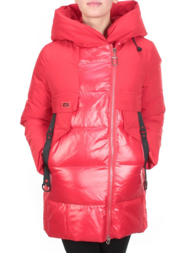 YM2115 RED Куртка зимняя женская MAYYIYA (200 гр. холлофайбера) размер 48
