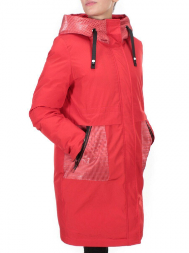 2090 RED Куртка зимняя женская AIKESDFRS (200 гр. холлофайбера) размер 56 российский