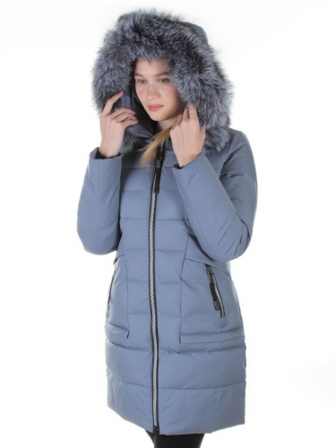 9665 Пальто женское с мехом Ommeitt размер S - 42 российский