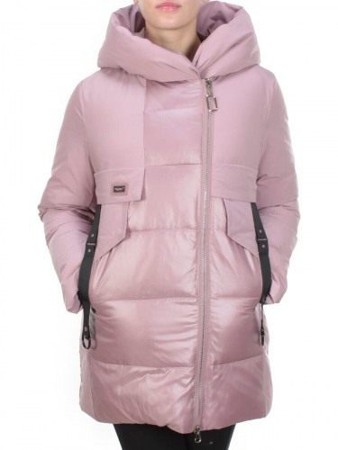 YM2115 PINK Куртка зимняя женская MAYYIYA (200 гр. холлофайбера) размер 48